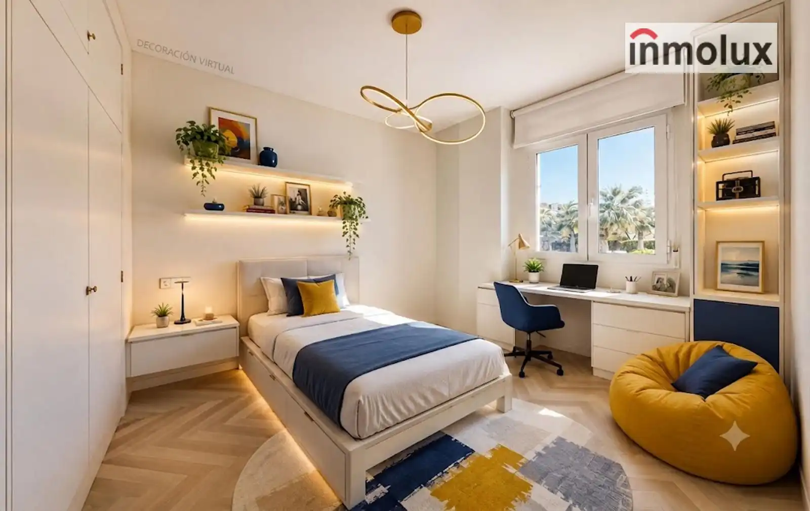 Schlafzimmer von Wohnung zum Verkauf in Alicante / Alacant mit Klimaanlage, Heizung und Terrasse