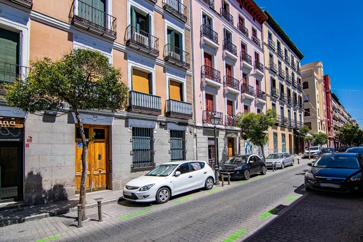Exterior view of Flat for rent in Madrid  with Parquet flooring