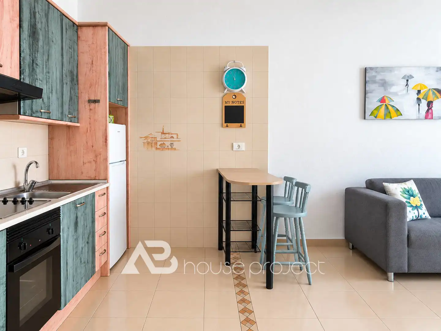 Kitchen of Flat for rent in Adeje  with Private garden, Terrace and Furnished