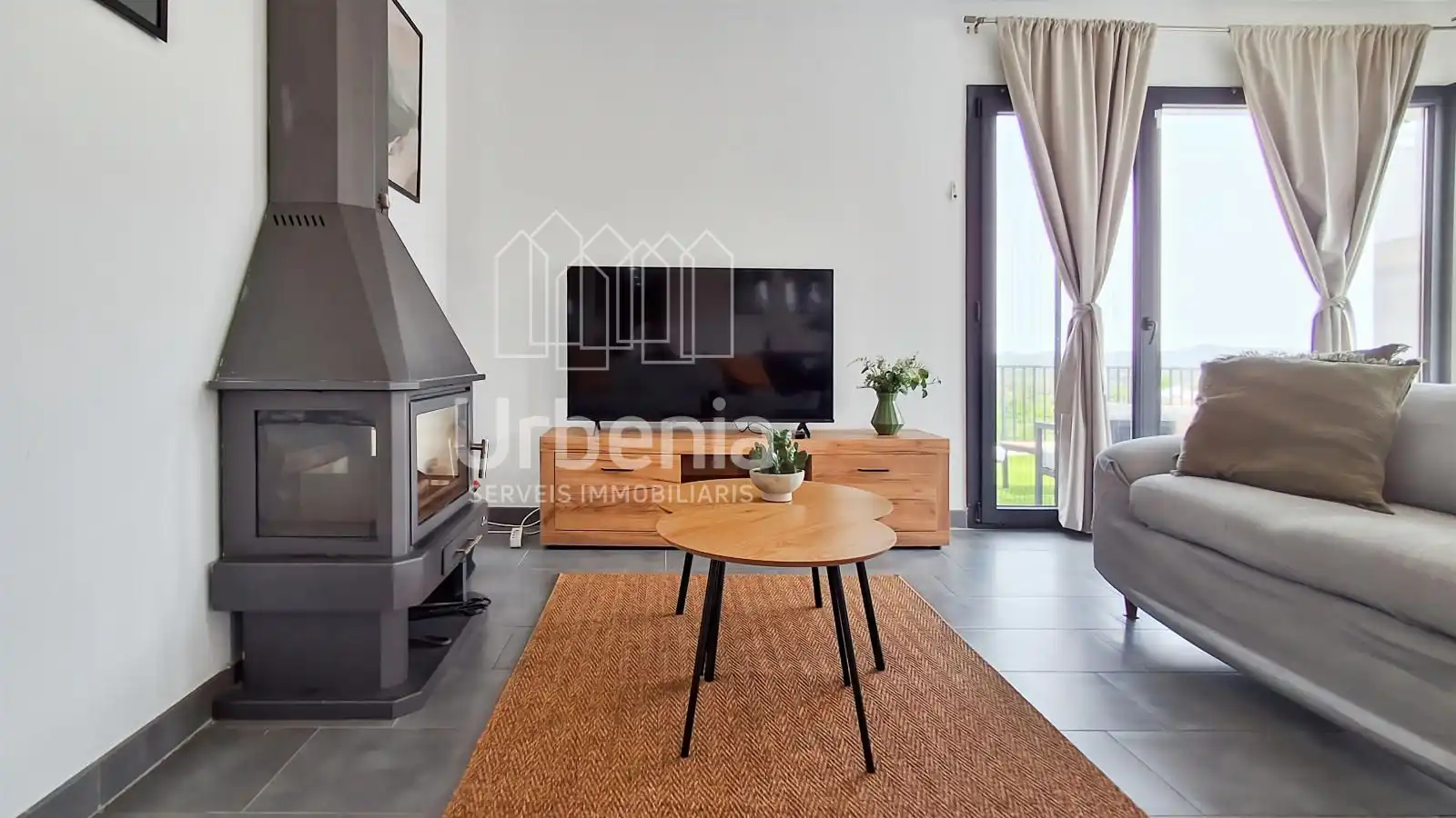 Sala de estar de Casa o chalet en venta en Tordera con Aire acondicionado, Calefacción y Terraza