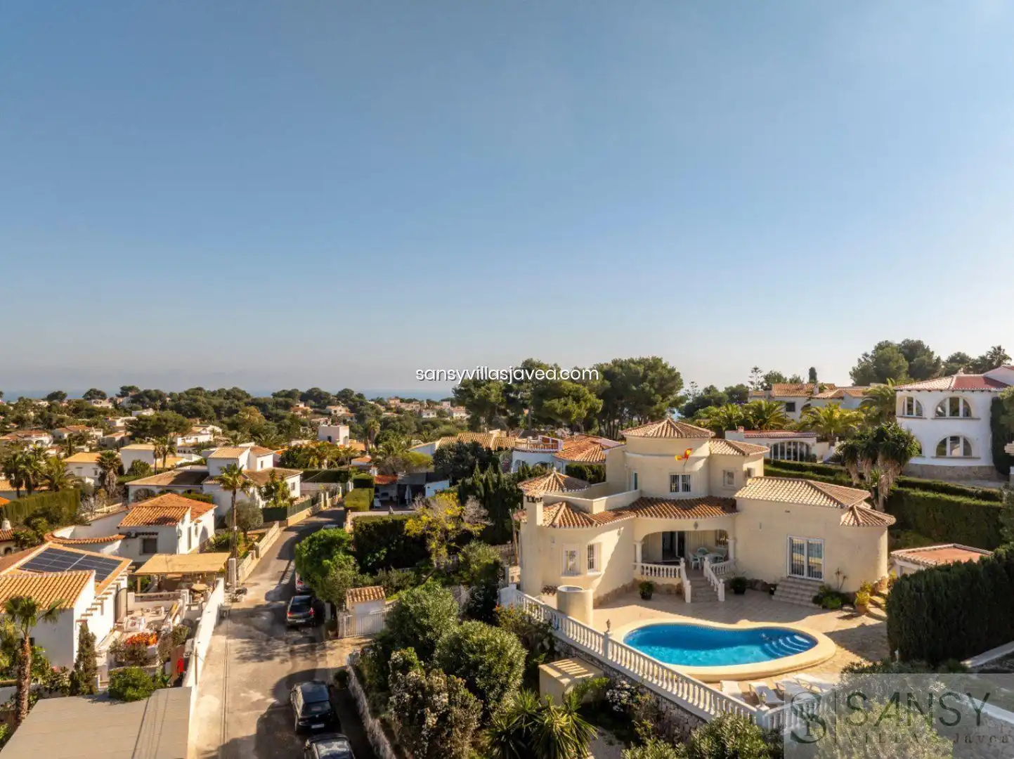 Exterior view of Houses for sale in Jávea / Xàbia  with Air Conditioner and Storage room
