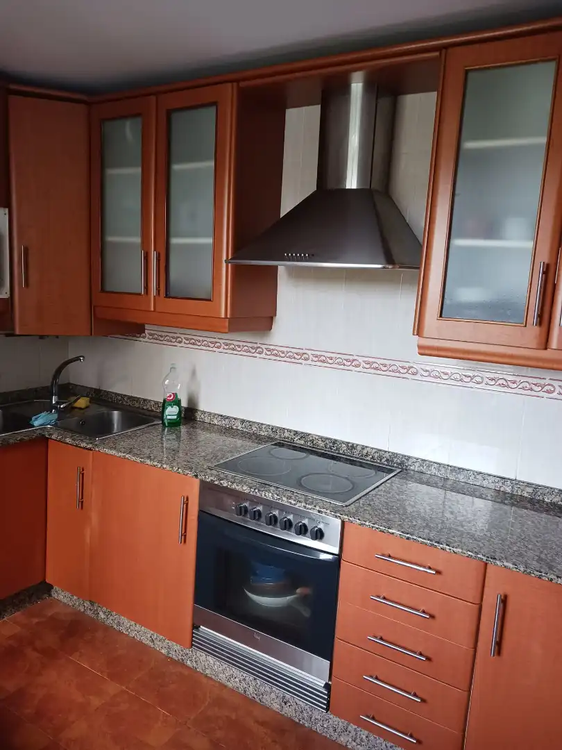 Cocina de Casa o chalet en venta en Valdoviño con Jardín privado y Amueblado