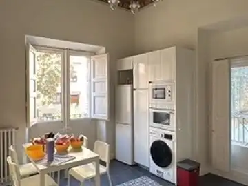 Cuina de Casa o xalet per a compartir en Segovia amb Calefacció, Terrassa i Moblat