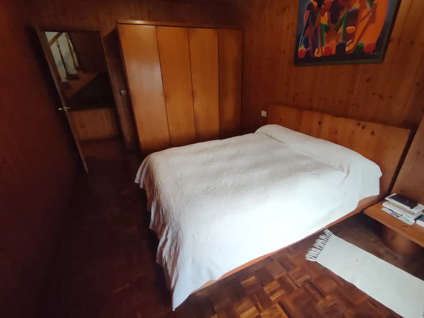 Bedroom of Detached homes for rent in Oleiros  with Parquet flooring, Terrace and Furnished