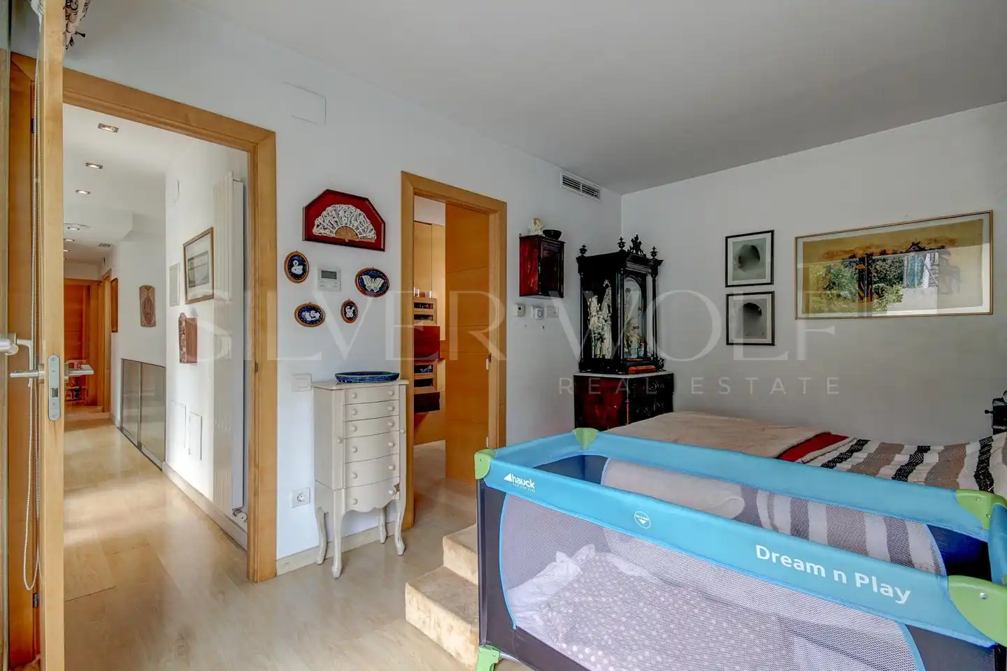 Habitación de Casa o chalet en venta en Santa Coloma de Gramenet con Aire acondicionado, Calefacción y Jardín privado