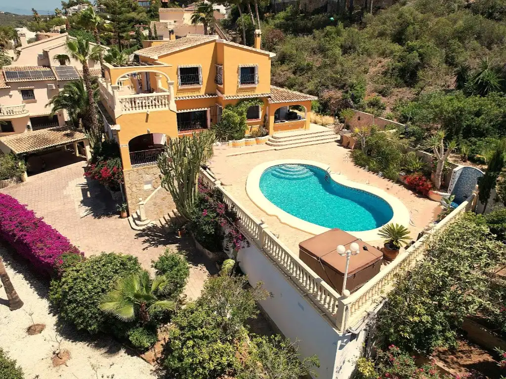 Exterior view of Houses for sale in Jávea / Xàbia  with Air Conditioner, Heating and Private garden