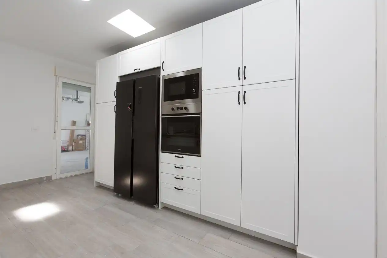 Cocina de Casa o chalet de alquiler en Sanlúcar de Barrameda con Aire acondicionado, Jardín privado y Terraza