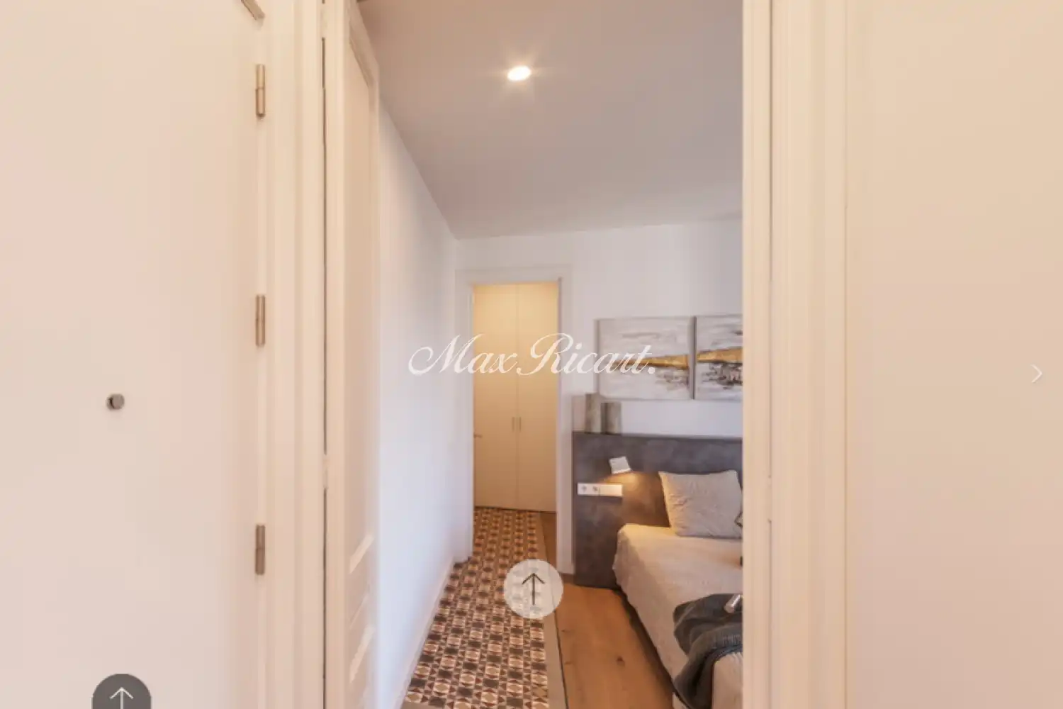 Schlafzimmer von Wohnung zur Miete in Barcelona mit Klimaanlage, Heizung und Terrasse