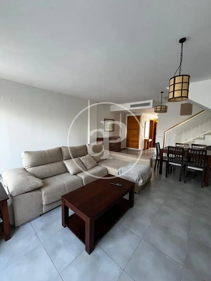 Living room of Attic for rent in Almenara  with Air Conditioner, Heating and Private garden