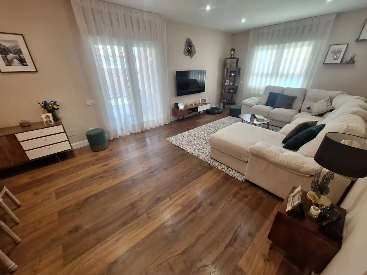 Sala de estar de Casa adosada en venta en Carranque con Aire acondicionado, Calefacción y Terraza