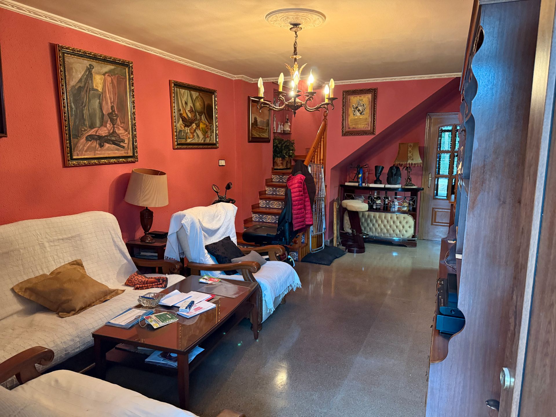 Living room of Single-family semi-detached for sale in Utebo  with Air Conditioner, Heating and Private garden