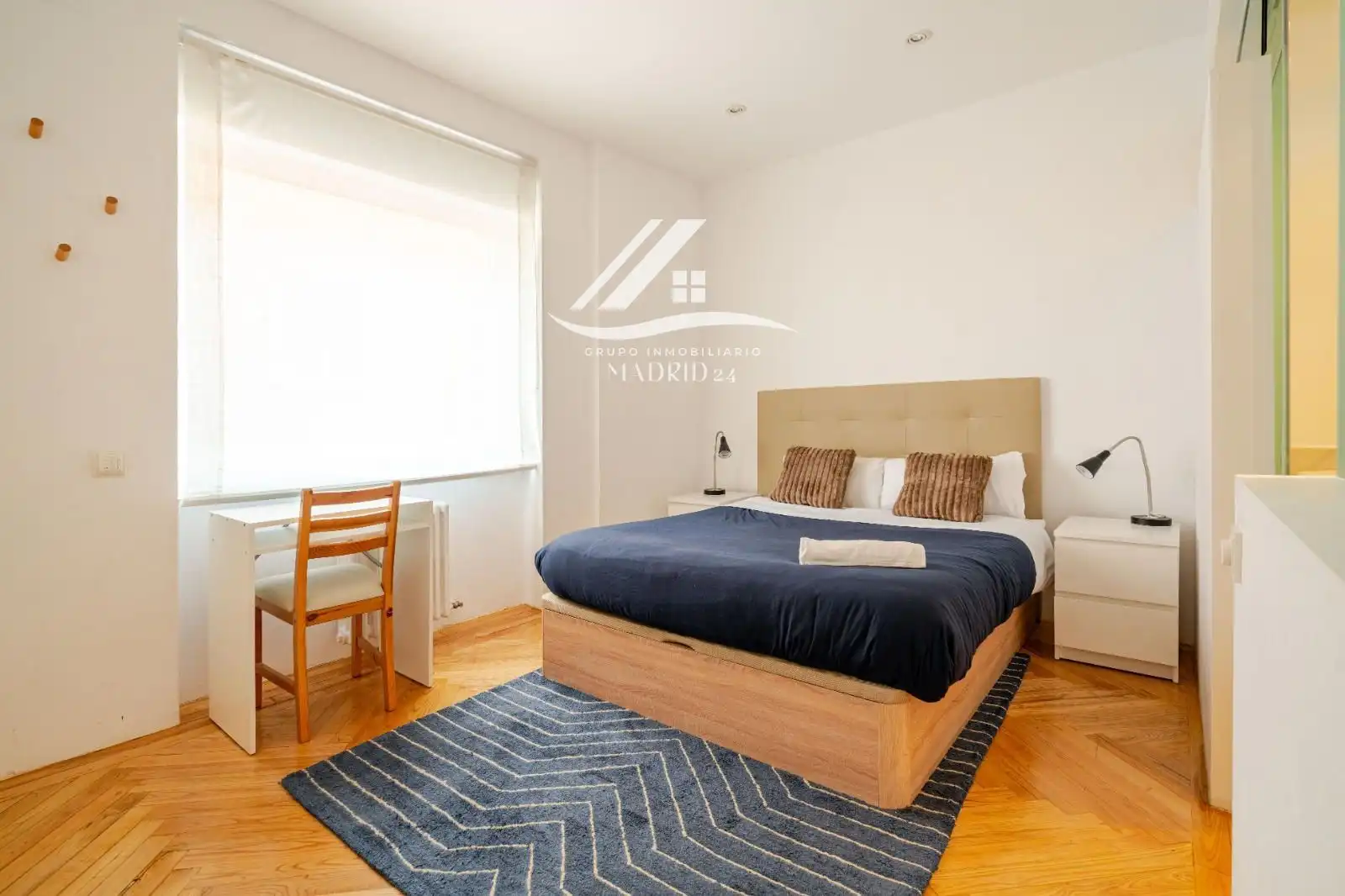 Habitación de Piso de alquiler en Madrid con Aire acondicionado, Calefacción y Amueblado