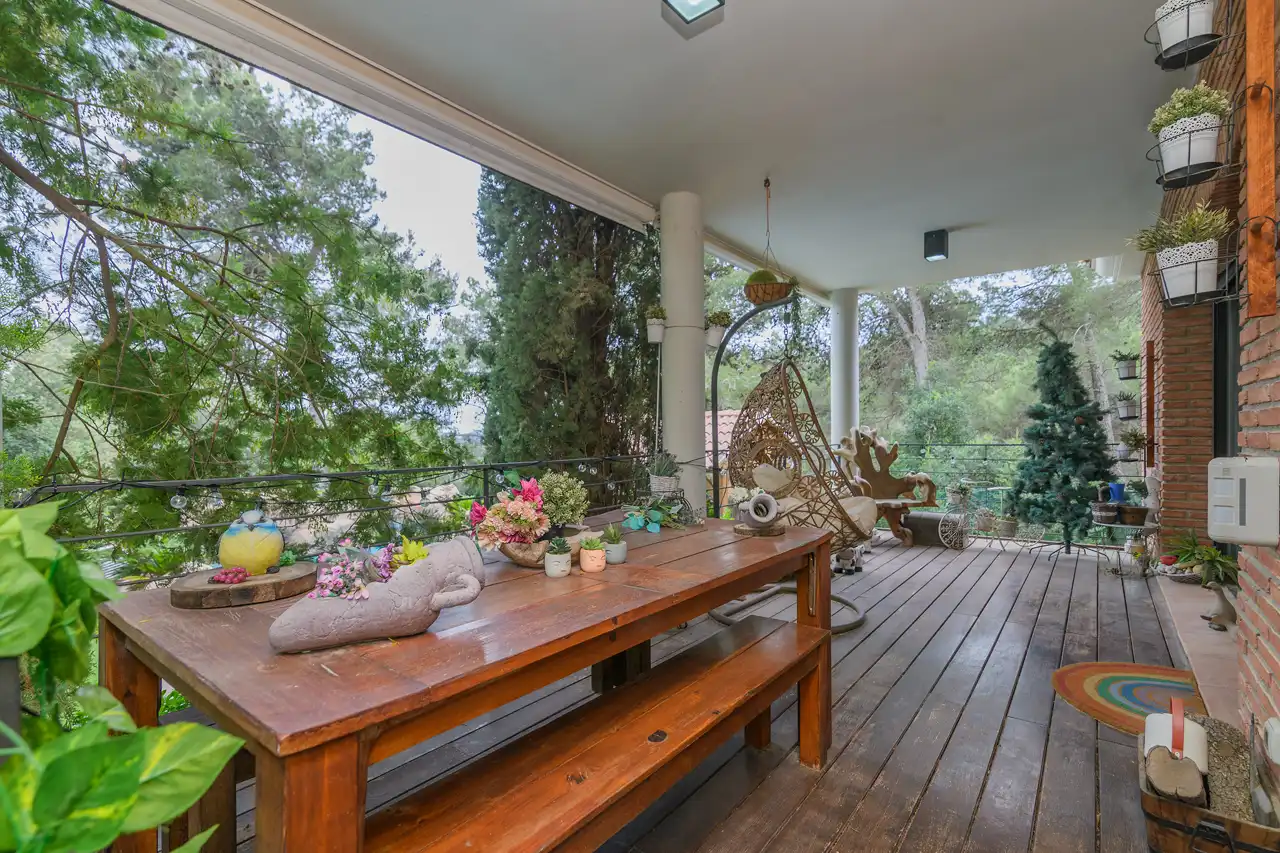 Terraza de Casa o chalet de alquiler en Begues con Aire acondicionado, Calefacción y Jardín privado