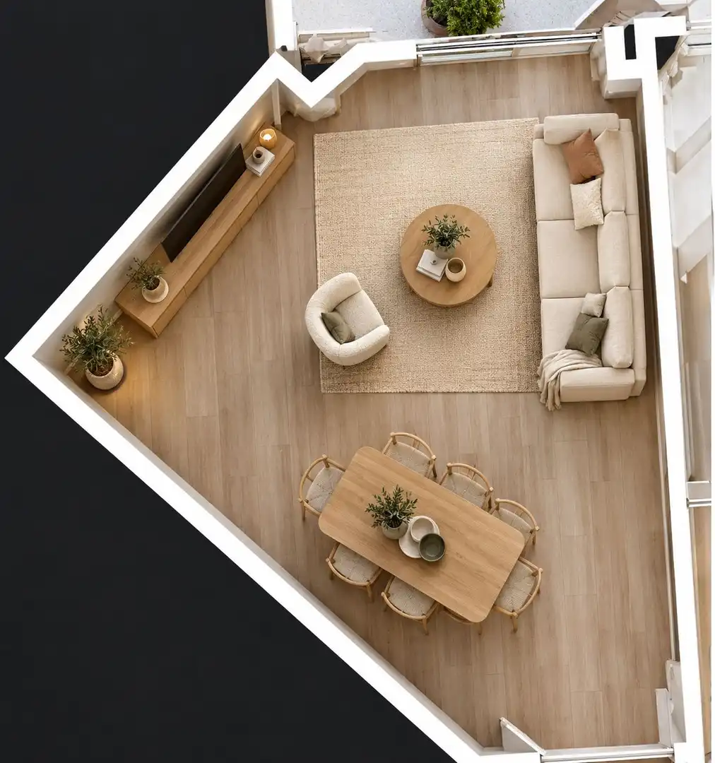 Sala de estar de Apartamento en venta en Montañar - El Arenal