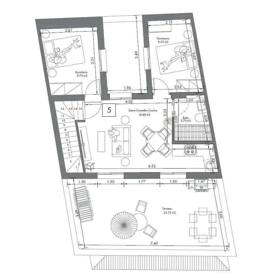 Wohnung zum Verkauf in Chipiona