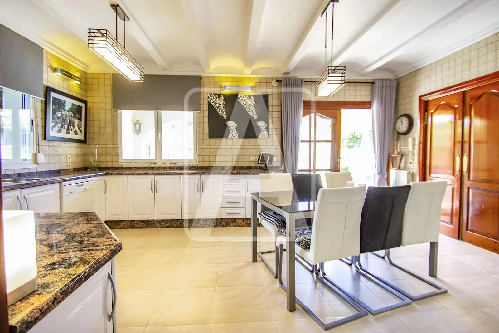 Cuina de Finca rústica en venda en Calpe / Calp amb Aire condicionat, Calefacció i Jardí privat