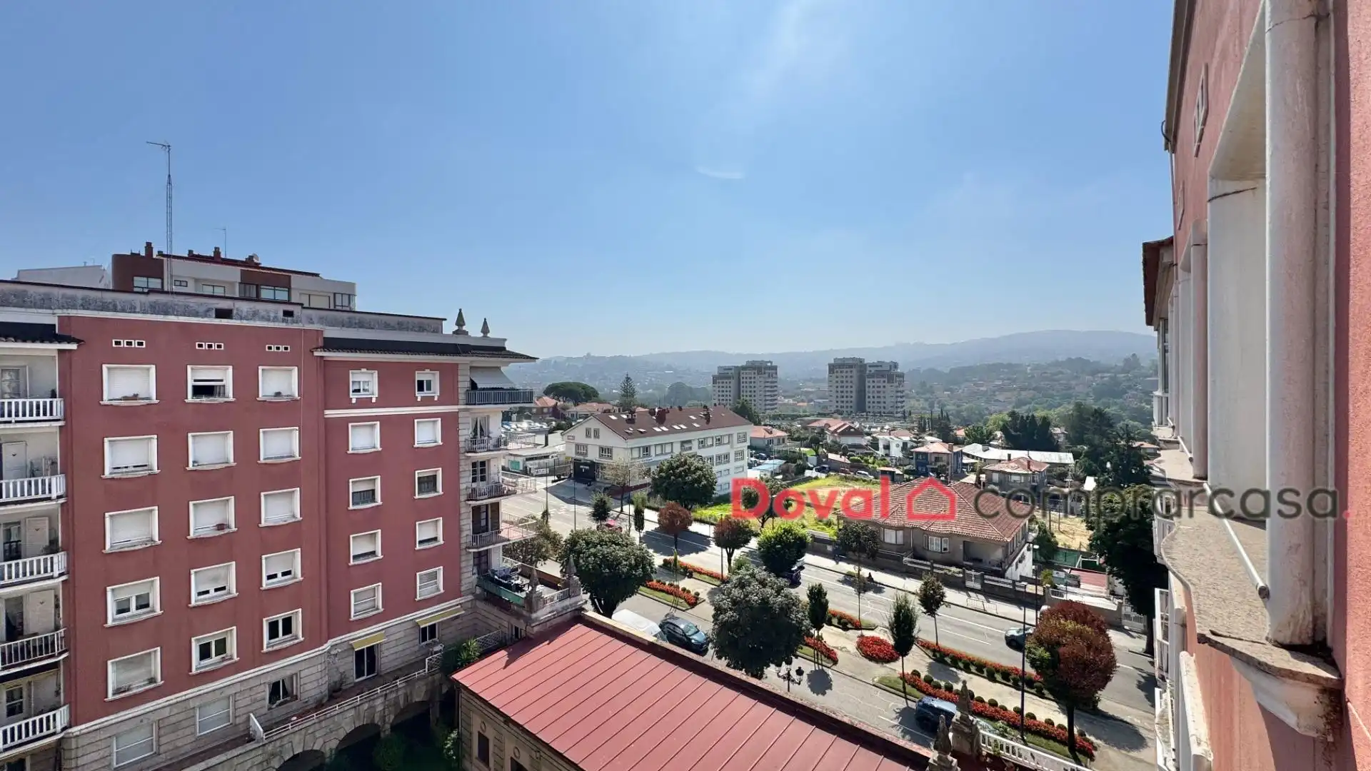 Exterior view of Flat for sale in Vigo   with Heating, Private garden and Terrace