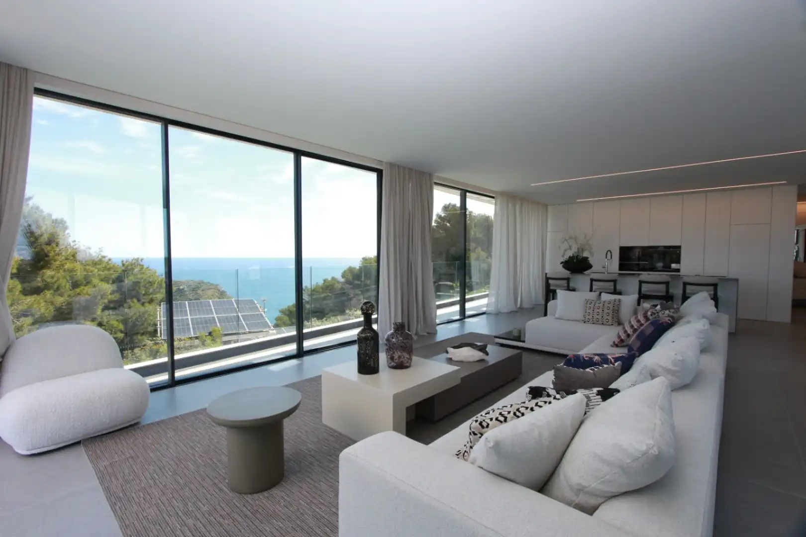 Sala d'estar de Casa o xalet en venda en Jávea / Xàbia amb Aire condicionat, Calefacció i Jardí privat