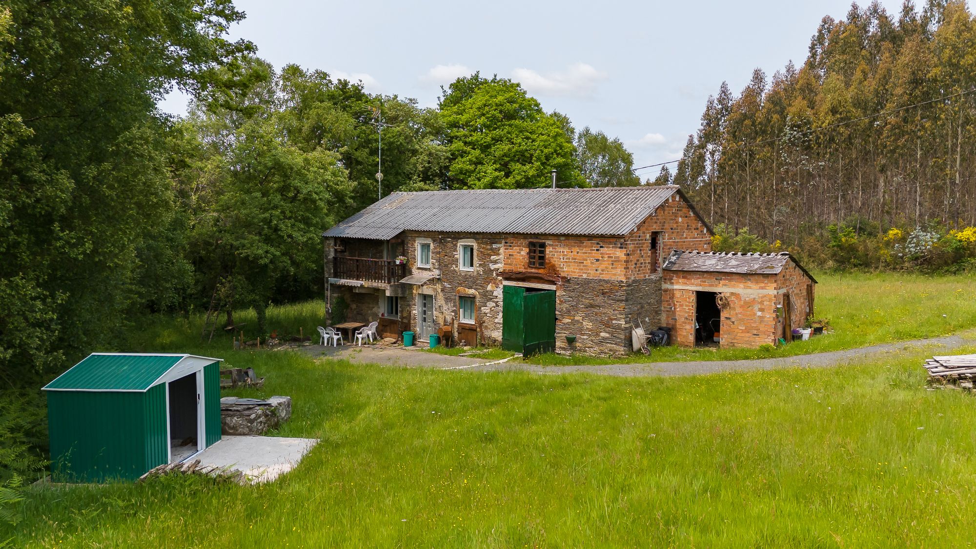 Exterior view of Country house for sale in Xermade  with Furnished