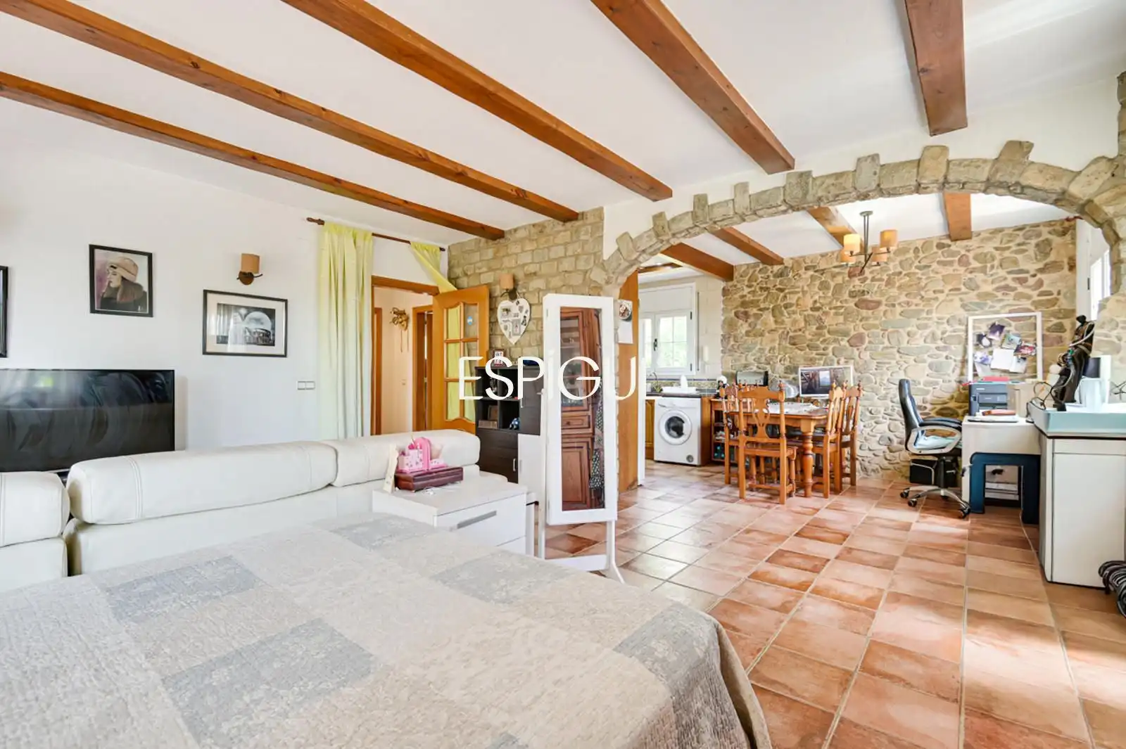 Sala d'estar de Casa o xalet en venda en Calonge i Sant Antoni amb Aire condicionat, Calefacció i Terrassa