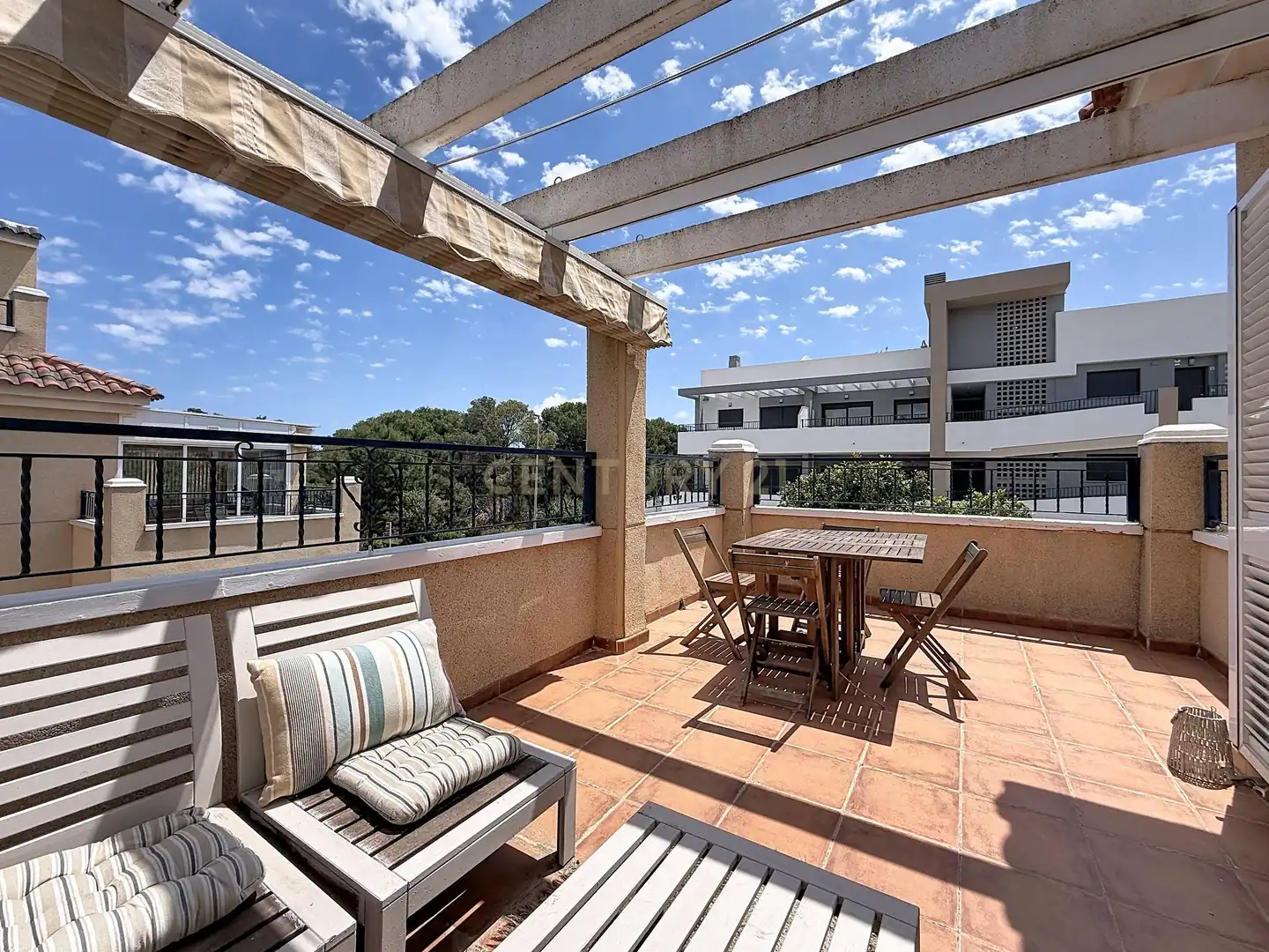 Terrace of Detached homes for rent in Pilar de la Horadada  with Air Conditioner and Community pool