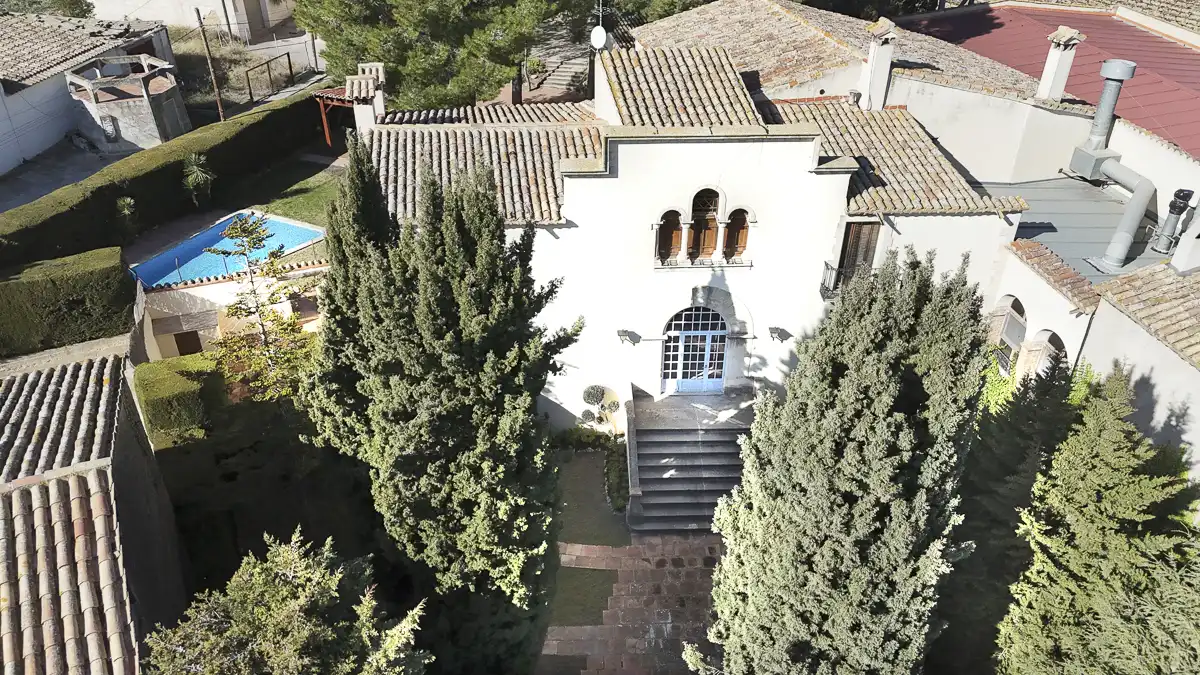 Vista exterior de Finca rústica en venta en Puigdàlber con Aire acondicionado, Calefacción y Jardín privado