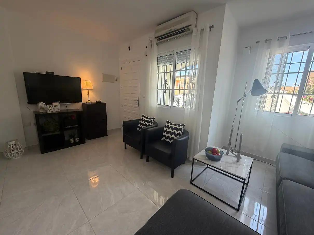 Living room of Detached homes for sale in Santa Pola  with Air Conditioner, Terrace and Balcony