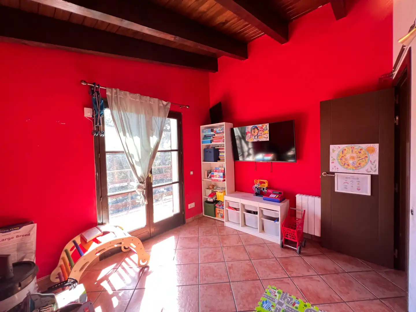 Sala de estar de Casa o chalet en venta en Vallgorguina con Aire acondicionado, Calefacción y Jardín privado