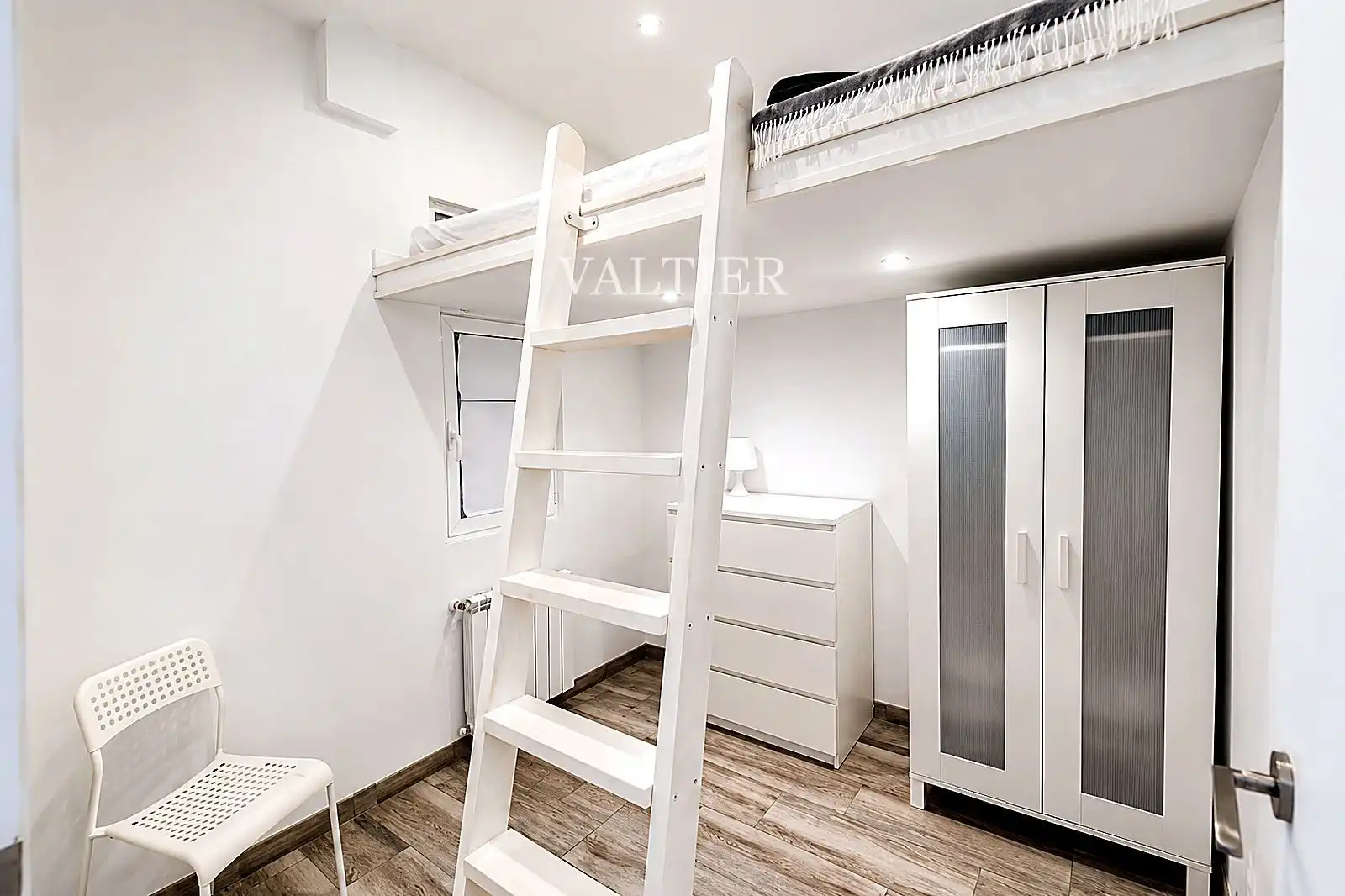 Bedroom of Flat for rent in Madrid  with Furnished