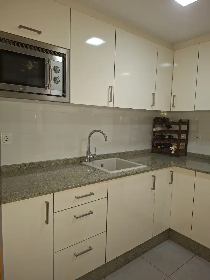 Kitchen of Flat for sale in Albal  with Air Conditioner, Oven and Balcony