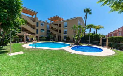 Exterior view of Apartment for sale in Estepona  with Air Conditioner, Terrace and Swimming Pool