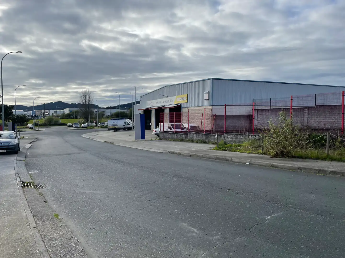 Vista exterior de Terreny industrial en venda en Narón