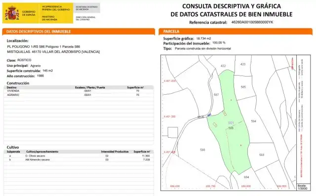Terrain rustique à vendre à Villar del Arzobispo, imagen 10