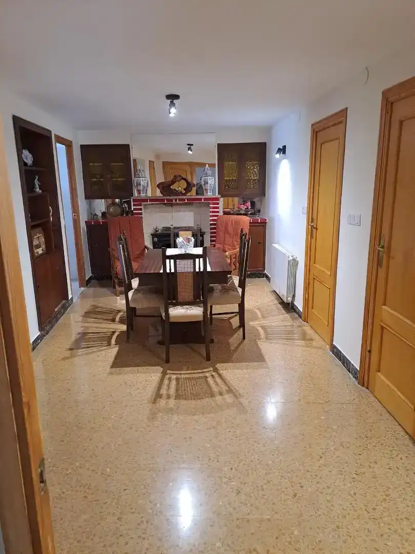 Menjador de Casa adosada en venda en La Vall d'Ebo amb Jardí privat, Traster i Moblat