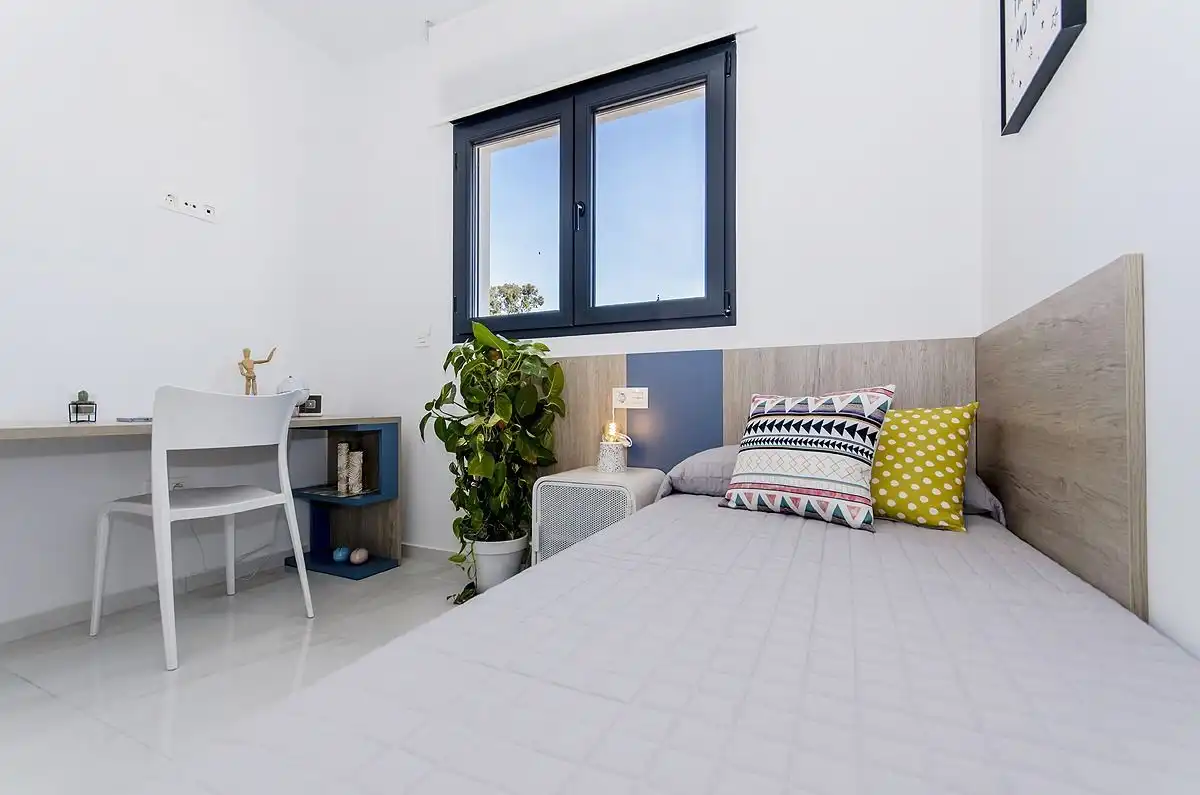 Habitación de Casa adosada de alquiler en Polop con Aire acondicionado, Calefacción y Terraza