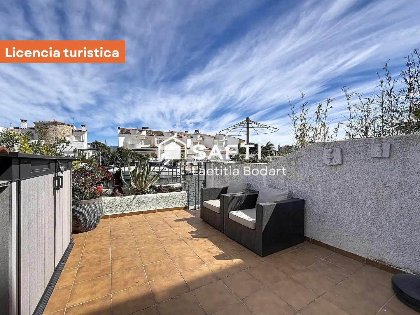 Terraza de Casa adosada en venta en Empuriabrava con Aire acondicionado, Calefacción y Terraza