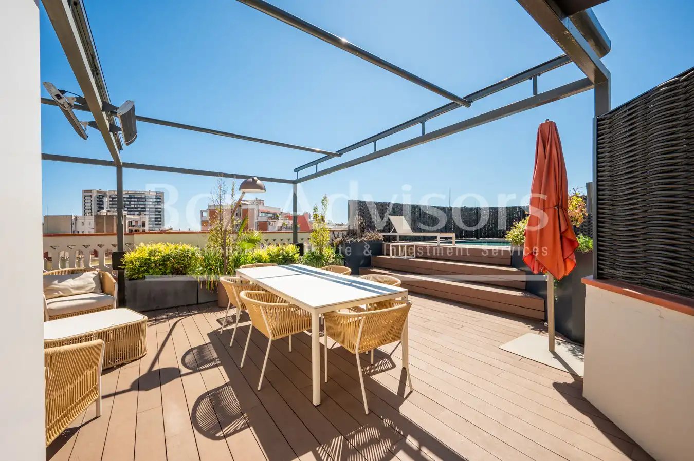 Terraza de Ático en venta en Barcelona con Aire acondicionado, Calefacción y Parquet