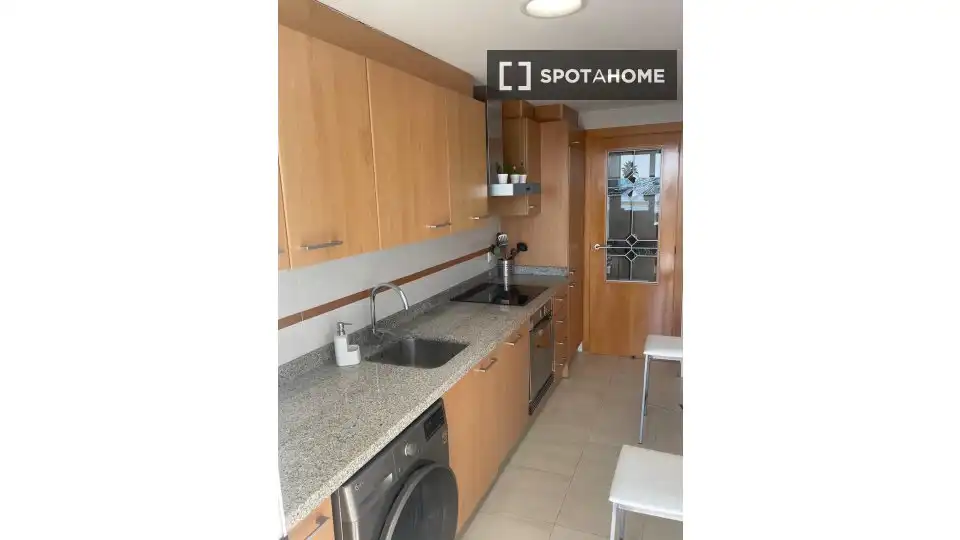 Cocina de Piso de alquiler en Daimús con Aire acondicionado, Calefacción y Amueblado