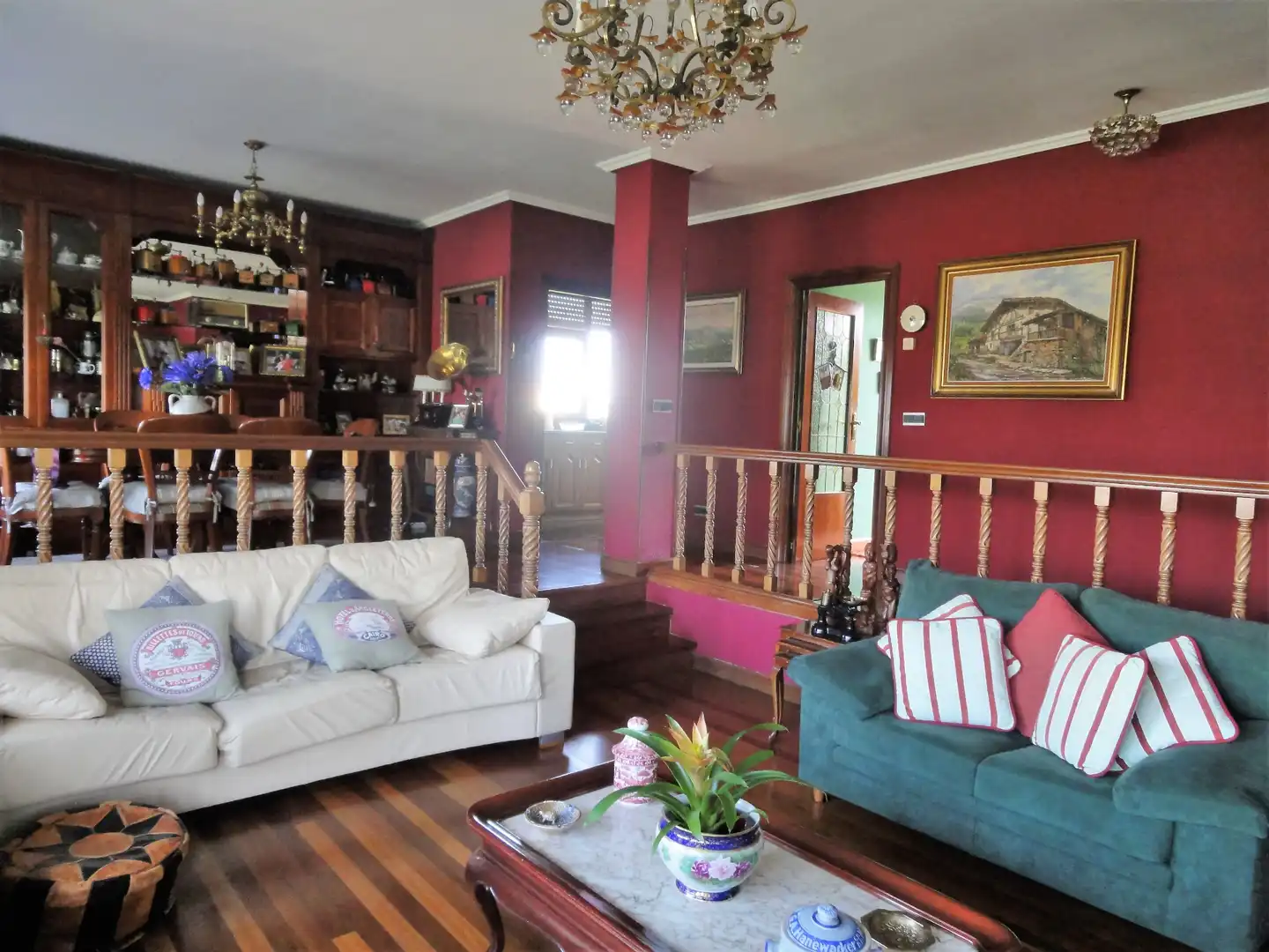 Sala de estar de Casa o chalet en venta en Erandio con Calefacción, Jardín privado y Terraza