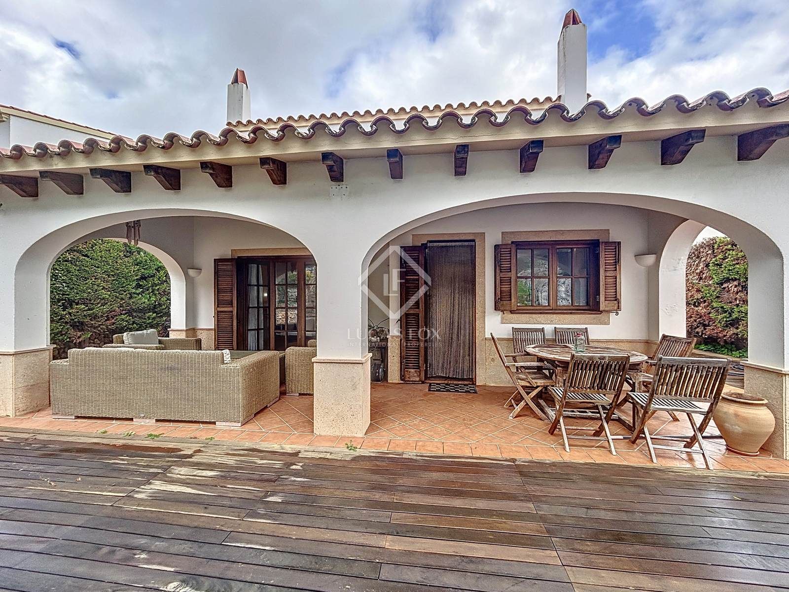 Terrace of House or chalet for sale in Es Migjorn Gran  with Heating, Private garden and Parquet flooring
