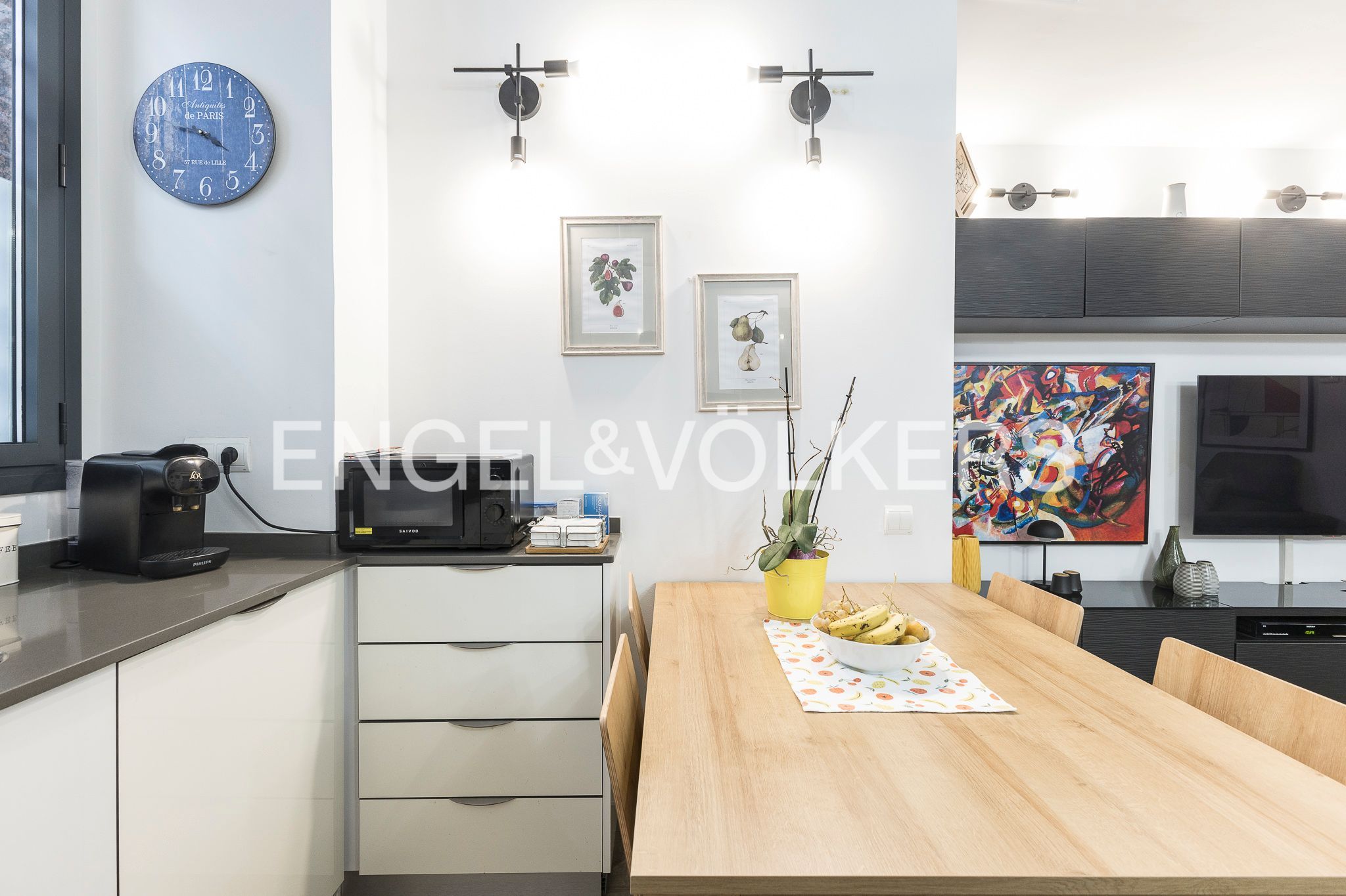 Kitchen of Duplex for sale in  Barcelona Capital  with Air Conditioner, Heating and Parquet flooring