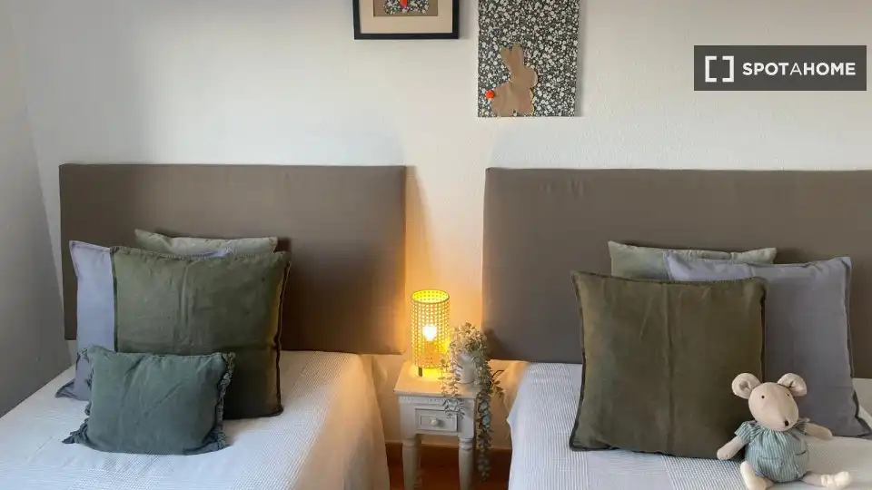 Bedroom of Flat for rent in Sueca  with Air Conditioner, Heating and Furnished