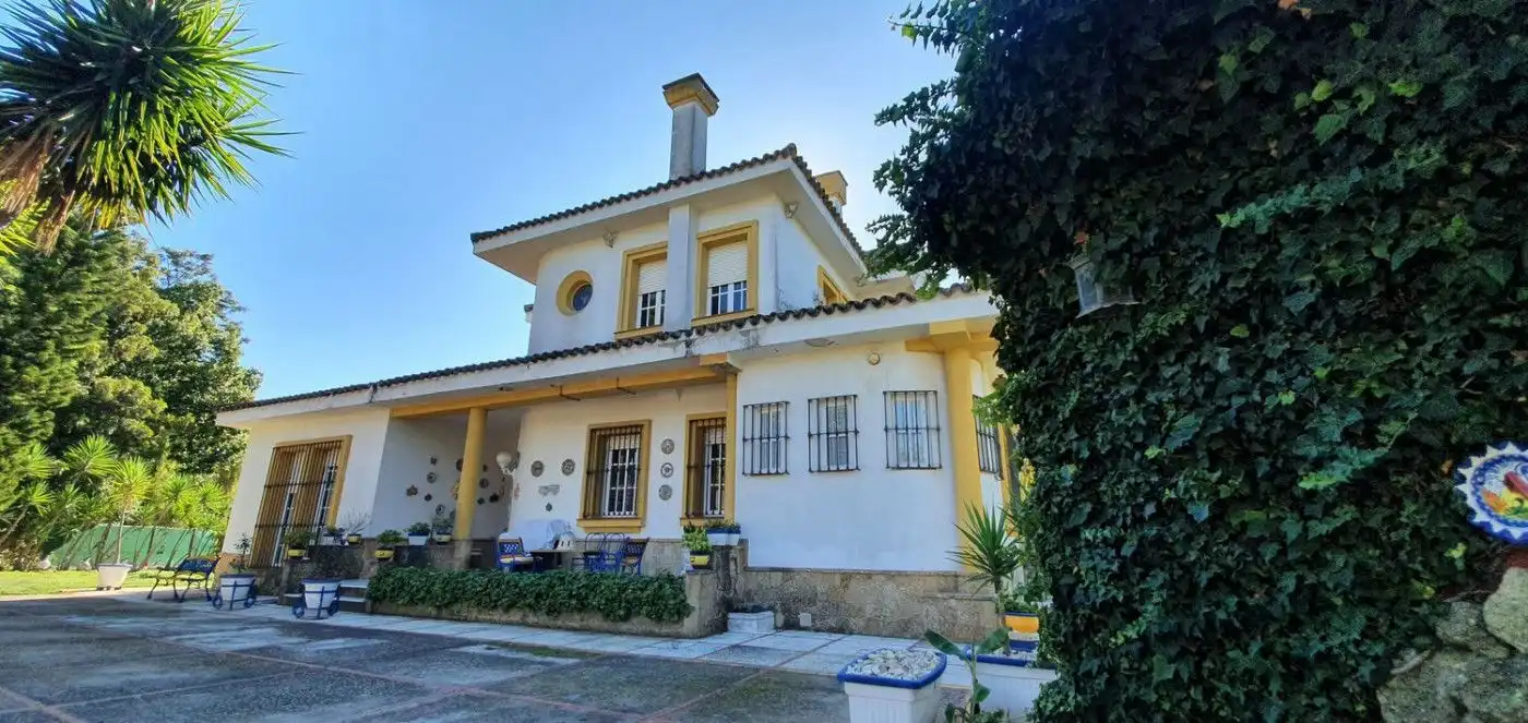 Exterior view of Houses for sale in Jerez de la Frontera  with Air Conditioner, Private garden and Terrace