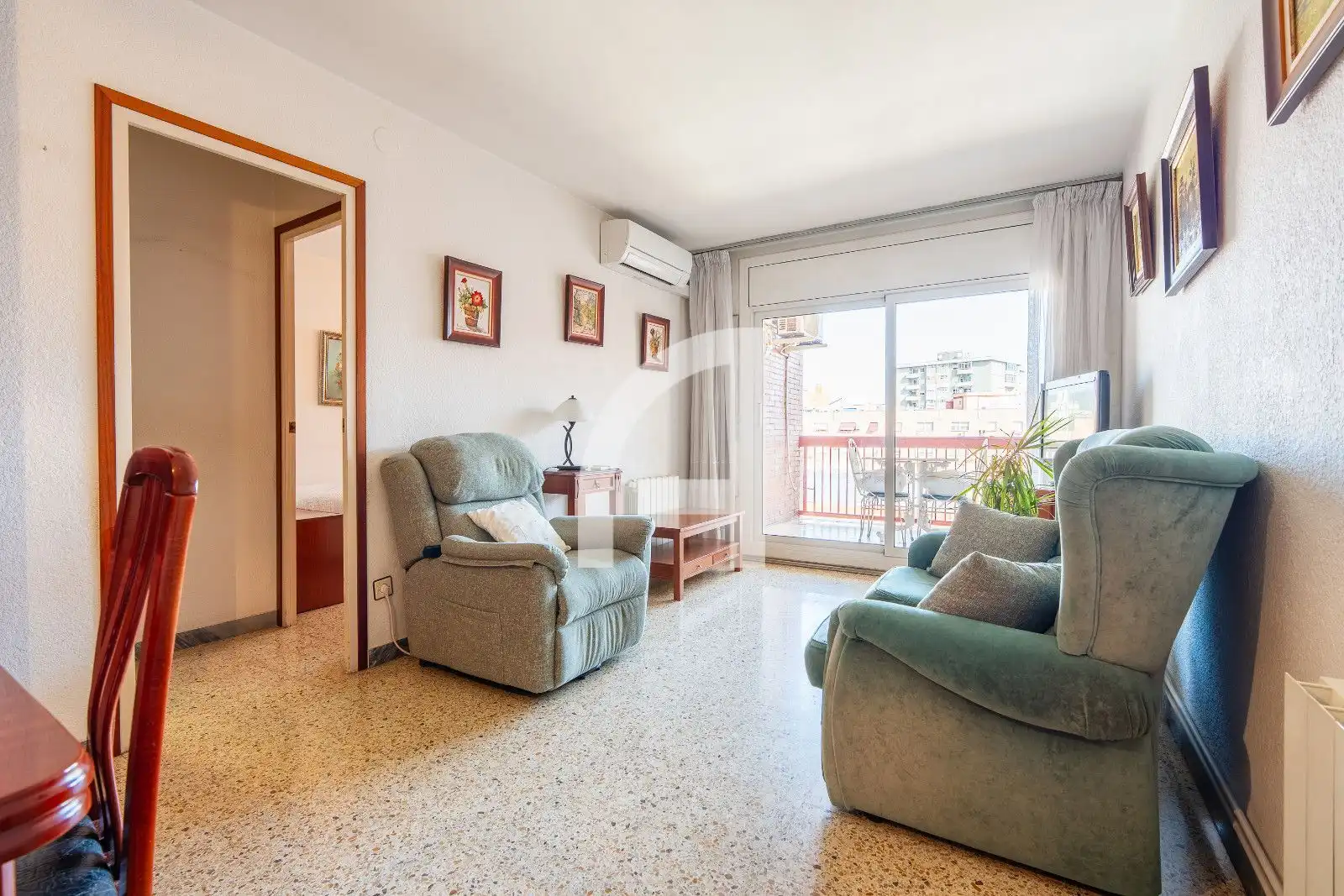 Sala d'estar de Pis en venda en Sant Andreu de la Barca amb Aire condicionat i Calefacció