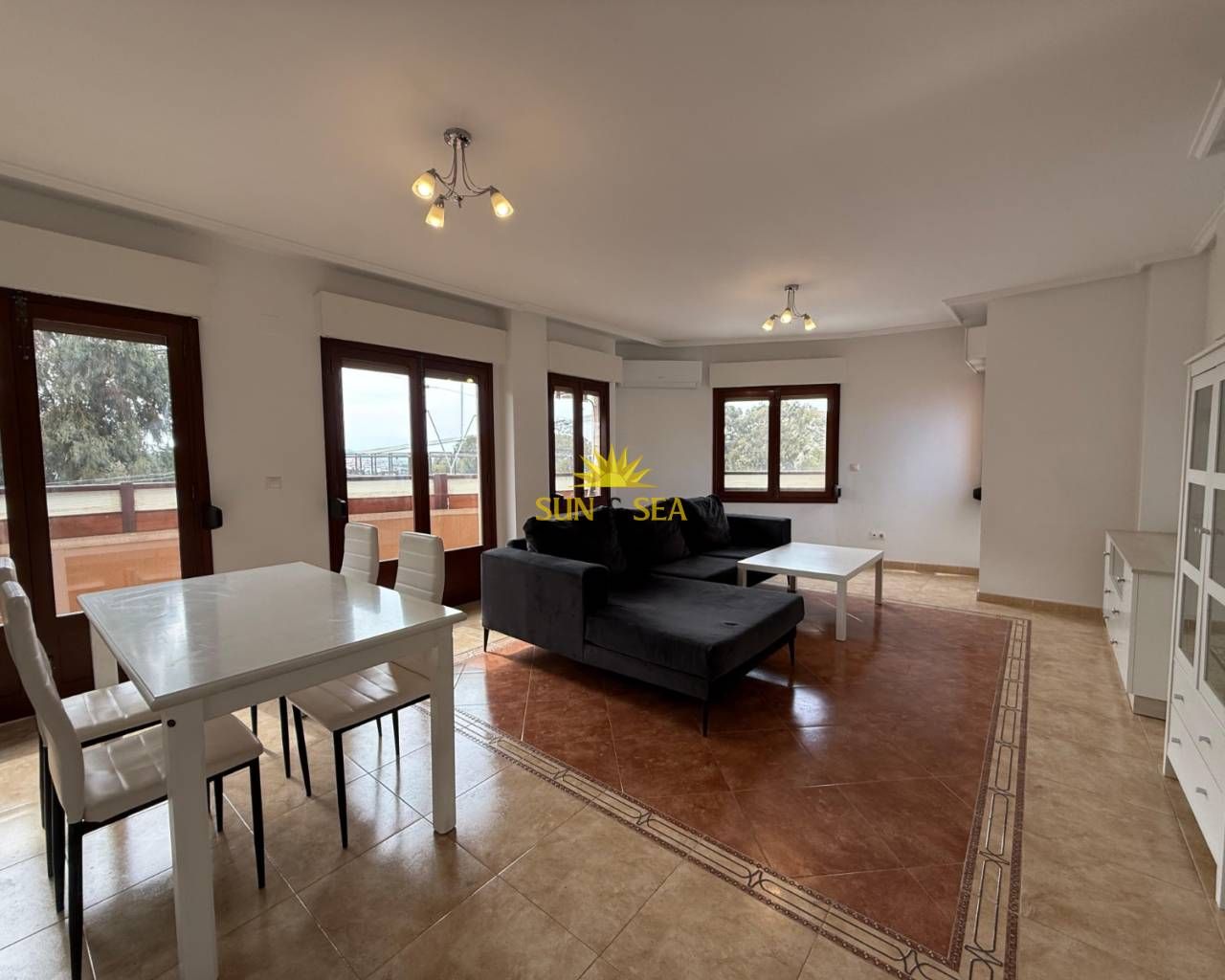 Living room of Apartment to rent in Guardamar del Segura  with Heating, Furnished and Washing machine