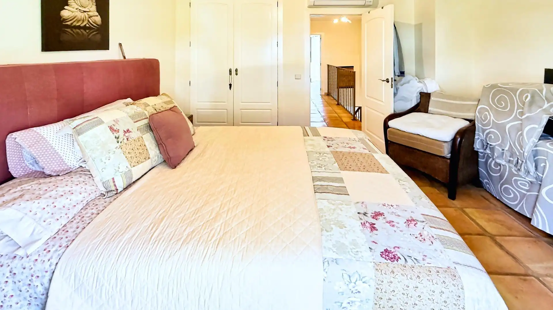 Habitación de Casa adosada en venta en Finestrat con Aire acondicionado, Jardín privado y Terraza