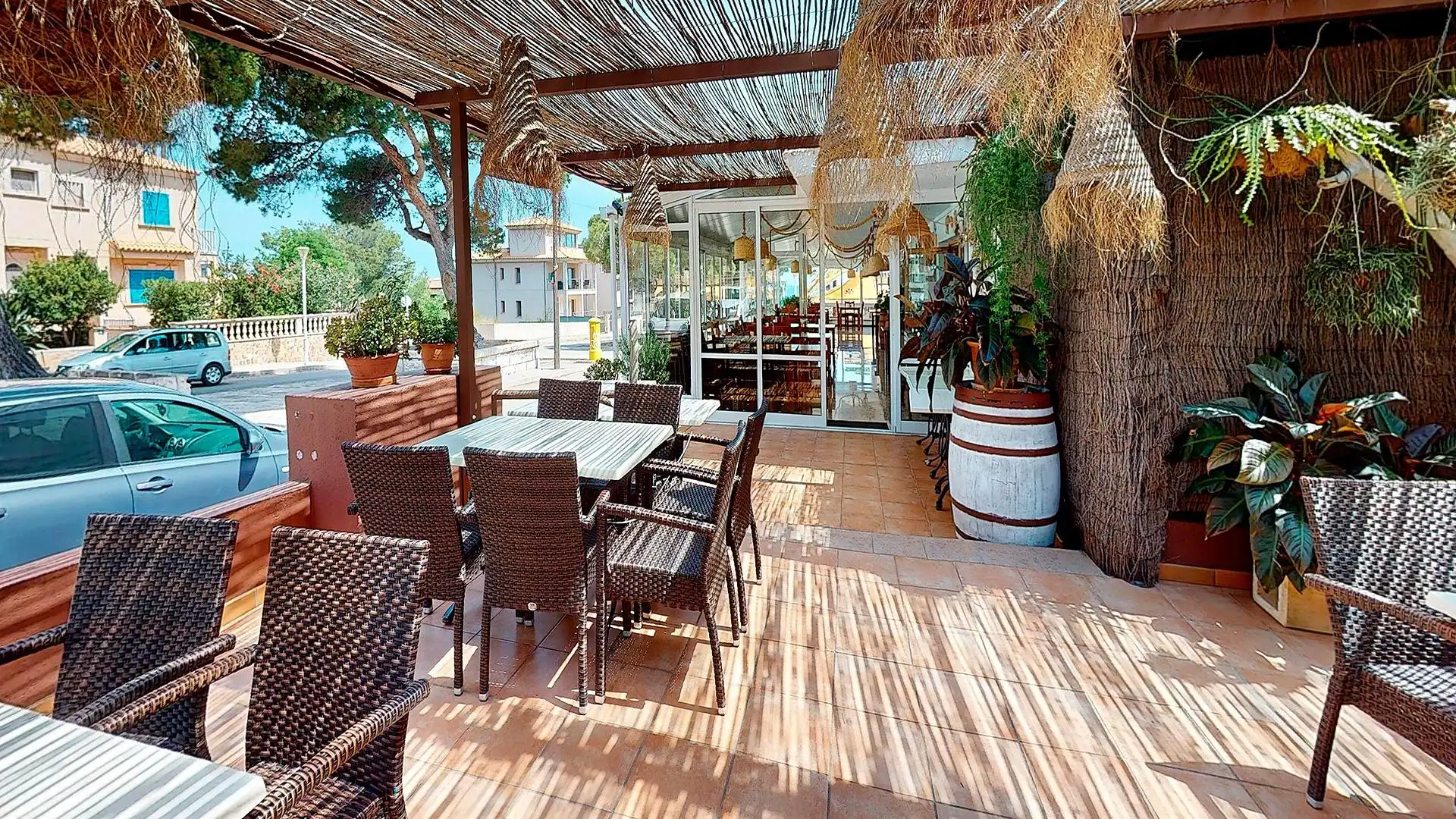 Terrasse von Geschaftsraum zum Verkauf in Santa Margalida mit Klimaanlage und Möbliert