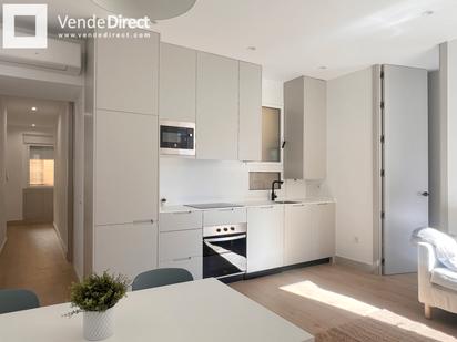 Kitchen of Flat to rent in  Madrid Capital  with Air Conditioner, Heating and Parquet flooring