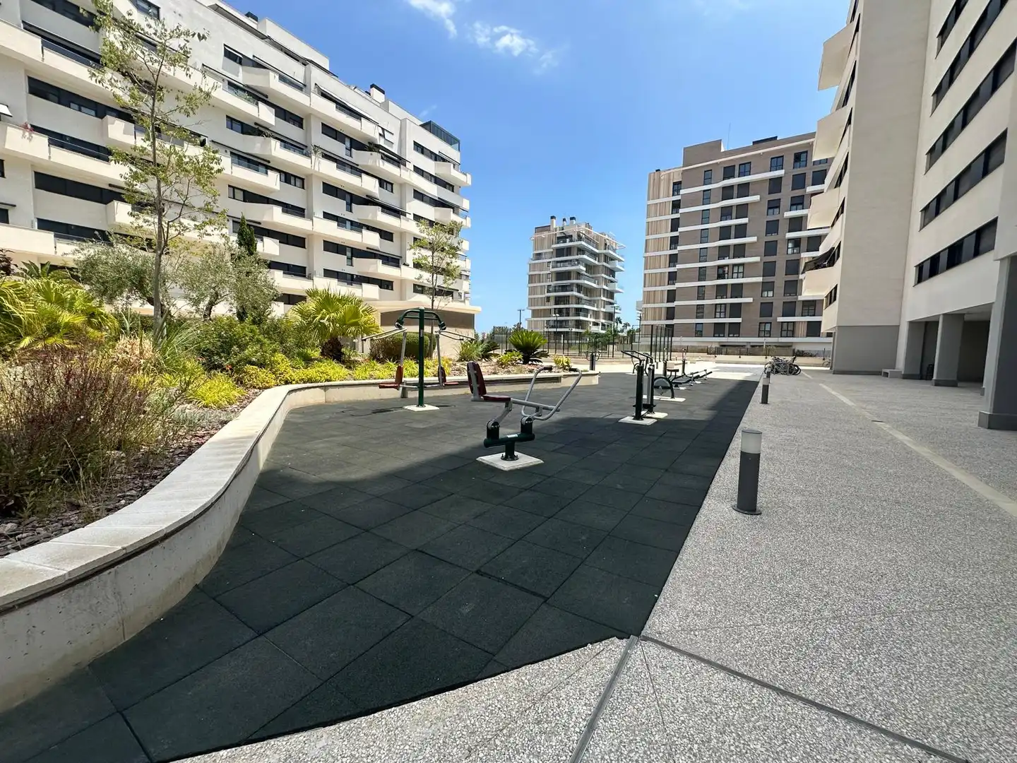 Terraza de Apartamento de alquiler en Alicante / Alacant con Aire acondicionado, Amueblado y Horno