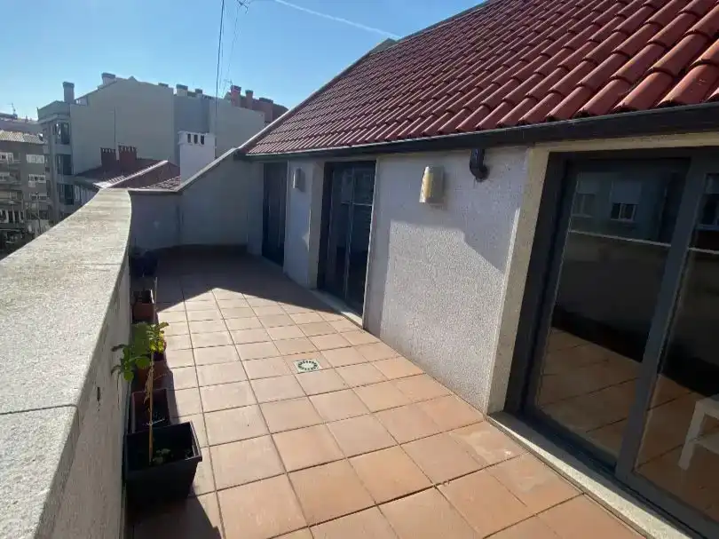 Balcony of Flat for rent in Vigo   with Parquet flooring, Storage room and Furnished